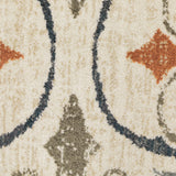 Oriental Weavers Fiona 001Y6 Bohemian/Global Floral Polyester Indoor Area Rug Grey/ Beige 7'10" x 10' F001Y6240305ST