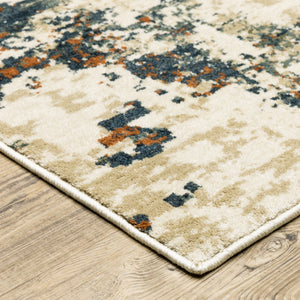 Oriental Weavers Fiona 532W6 Contemporary/ Abstract Polyester Indoor Area Rug Beige/ Multi 9'10" x 12'10" F532W6300390ST