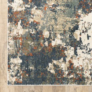 Oriental Weavers Fiona 532W6 Contemporary/ Abstract Polyester Indoor Area Rug Beige/ Multi 9'10" x 12'10" F532W6300390ST