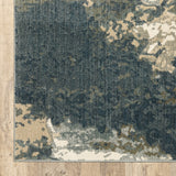 Oriental Weavers Fiona 533E6 Contemporary/ Abstract Polyester Indoor Area Rug Blue/ Beige 9'10" x 12'10" F533E6300390ST