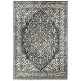 Oriental Weavers Fiona 5560A Traditional/Vintage Oriental Polyester Indoor Area Rug Blue/ Beige 9'10" x 12'10" F5560A300390ST