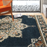 Oriental Weavers Fiona 5570X Traditional/Vintage Oriental Polyester Indoor Area Rug Blue/ Beige 9'10" x 12'10" F5570X300390ST