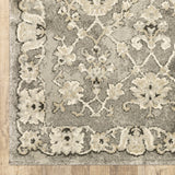 Oriental Weavers Florence 1002E Vintage/Bohemian Oriental Polypropylene Indoor Area Rug Grey/ Beige 9'10" x 12'10" F1002E300390ST