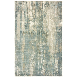 Oriental Weavers Formations 70002 Contemporary/ Abstract Viscose Indoor Area Rug Blue/ Grey 10' x 14' F70002305427ST