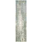 Oriental Weavers Formations 70002 Contemporary/ Abstract Viscose Indoor Area Rug Blue/ Grey 2'6" x 10' F70002076305ST