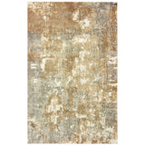 Oriental Weavers Formations 70003 Contemporary/ Abstract Viscose Indoor Area Rug Grey/ Brown 10' x 14' F70003305427ST