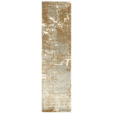 Oriental Weavers Formations 70003 Contemporary/ Abstract Viscose Indoor Area Rug Grey/ Brown 2'6" x 10' F70003076305ST