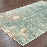 Oriental Weavers Formations 70005 Contemporary/ Abstract Viscose Indoor Area Rug Blue/ Grey 10' x 14' F70005305427ST