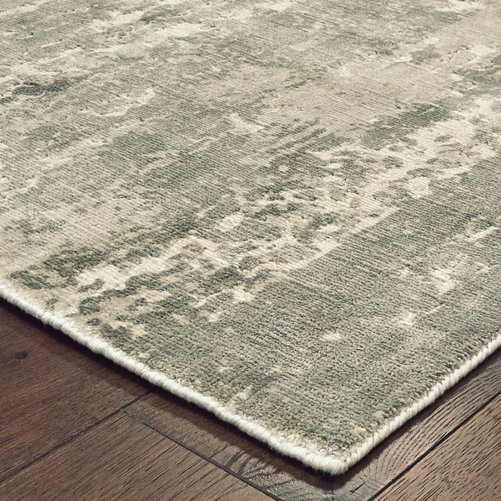 Oriental Weavers Formations 70006 Contemporary/ Abstract Viscose Indoor Area Rug Grey/ Ivory 10' x 14' F700006305427ST