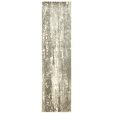 Oriental Weavers Formations 70006 Contemporary/ Abstract Viscose Indoor Area Rug Grey/ Ivory 2'6" x 10' F70006076305ST