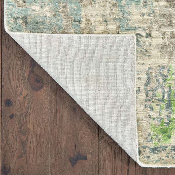 Oriental Weavers Formations 70007 Contemporary/ Abstract Viscose Indoor Area Rug Blue/ Green 2'6" x 10' F70007076305ST