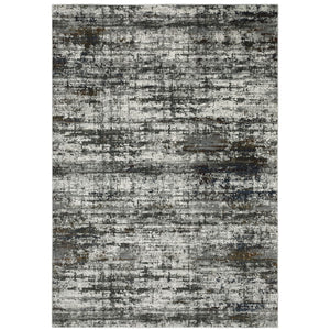 Oriental Weavers Gemini 4151U Modern & Contemporary/Transitional Abstract Polyester Indoor Area Rug Charcoal/ Grey 9'10" x 12'10" G4151U300390ST