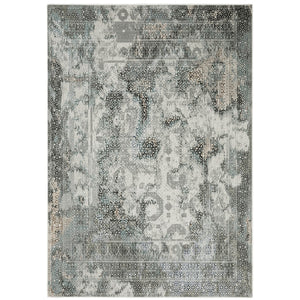 Oriental Weavers Gemini 4153F Modern & Contemporary/Transitional Oriental Polyester Indoor Area Rug Grey/ Multi 9'10" x 12'10" G4153F300390ST