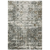 Oriental Weavers Gemini 5501J Modern & Contemporary/Transitional Oriental Polyester Indoor Area Rug Ivory/ Multi 9'10" x 12'10" G5501J300390ST