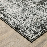 Oriental Weavers Gemini 090O2 Modern & Contemporary/Transitional Oriental Polyester Indoor Area Rug Charcoal/ Grey 9'10" x 12'10" G090O2300390ST