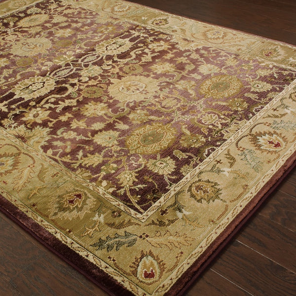 Oriental Weavers Generations 1732M Transitional/Traditional Oriental Polypropylene Indoor Area Rug Purple/ Gold 6'7" x 9'1" G1732M200285ST