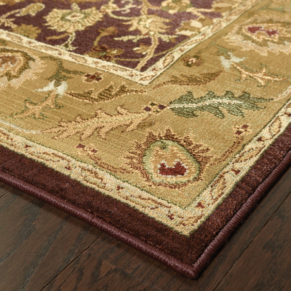 Oriental Weavers Generations 1732M Transitional/Traditional Oriental Polypropylene Indoor Area Rug Purple/ Gold 8' Square G1732M240240SQ