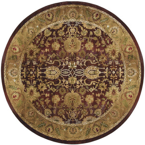 Oriental Weavers Generations 1732M Transitional/Traditional Oriental Polypropylene Indoor Area Rug Purple/ Gold 8' Round G1732M240240ST