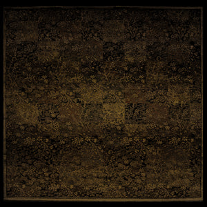 Oriental Weavers Generations 3435Y Transitional/ Floral Polypropylene Indoor Area Rug Green/ Gold 8' Square G3435Y240240SQ