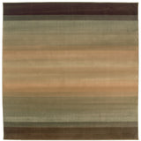 Oriental Weavers Generations 594X1 Contemporary/ Abstract Polypropylene Indoor Area Rug Brown/ Beige 8' Square G594X1240240SQ