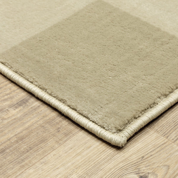 Oriental Weavers Georgia 678A0 Farmhouse/Casual Geometric Polypropylene Indoor Area Rug Beige/ Ivory 9'10" x 12'10" G678A0300390ST