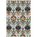 Hampton 530W5 Global/Transitional Abstract Polypropylene Indoor/Outdoor Area Rug