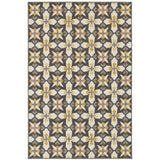 Hampton 8021L Global/Transitional Geometric Polypropylene Indoor/Outdoor Area Rug