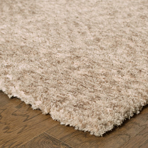 Oriental Weavers Heavenly 73401 Shag/Contemporary Solid Polyester Indoor Area Rug Tan 10' x 13' H73401305396ST