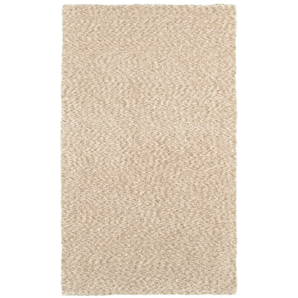 Oriental Weavers Heavenly 73401 Shag/Contemporary Solid Polyester Indoor Area Rug Tan 10' x 13' H73401305396ST