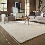 Oriental Weavers Heavenly 73402 Shag/Contemporary Solid Polyester Indoor Area Rug Ivory 10' x 13' H73402305396ST