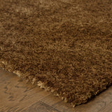 Oriental Weavers Heavenly 73404 Shag/Contemporary Solid Polyester Indoor Area Rug Brown 10' x 13' H73404305396ST