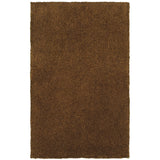 Oriental Weavers Heavenly 73404 Shag/Contemporary Solid Polyester Indoor Area Rug Brown 10' x 13' H73404305396ST