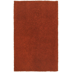 Oriental Weavers Heavenly 73406 Shag/Contemporary Solid Polyester Indoor Area Rug Red 10' x 13' H73406305396ST