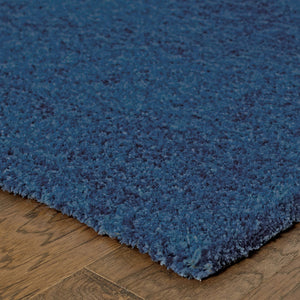 Oriental Weavers Heavenly 73408 Shag/Contemporary Solid Polyester Indoor Area Rug Blue 10' x 13' H73408305396ST