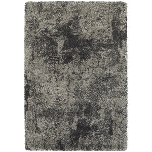 Oriental Weavers Henderson 5503Z Shag/Contemporary Abstract Polypropylene Indoor Area Rug Grey/ Charcoal 9'10" x 12'10" H5503Z300390ST