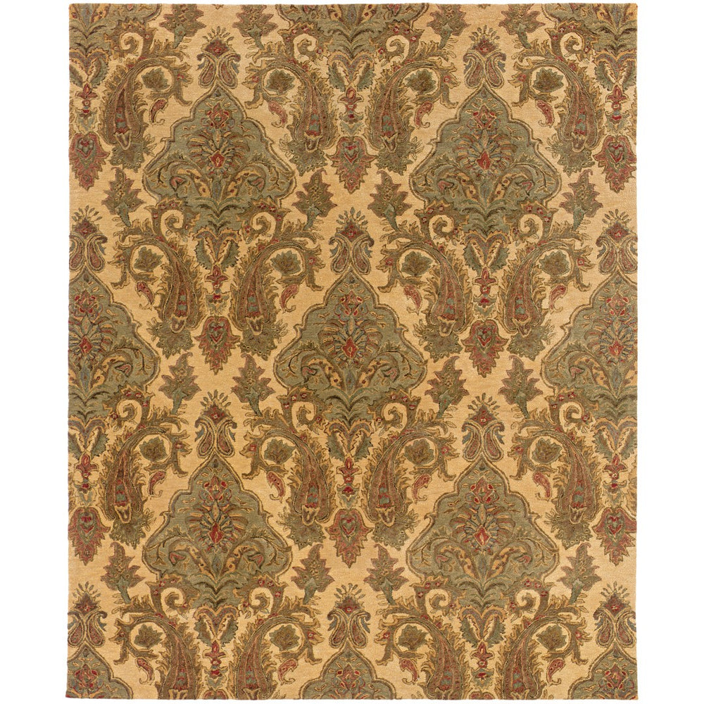 Oriental Weavers Huntley 19106 Vintage/Glam Floral Wool Indoor Area Rug Beige/ Green 8'3" x 11'3" H19106251343ST
