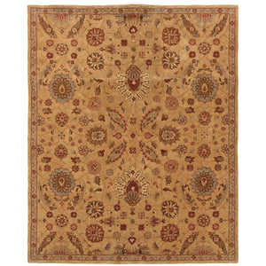 Oriental Weavers Huntley 19109 Traditional/Casual Floral Wool Indoor Area Rug Gold/ Rust 8'3" x 11'3" H19109251343ST