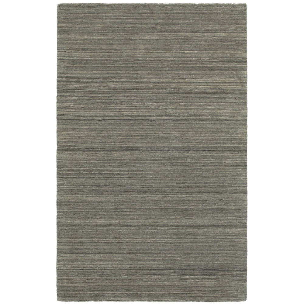 Oriental Weavers Infused 67000 Transitional/Industrial Solid Wool Indoor Area Rug Charcoal 10' x 13' I67000304396ST
