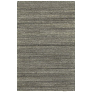 Oriental Weavers Infused 67000 Transitional/Industrial Solid Wool Indoor Area Rug Charcoal 10' x 13' I67000304396ST