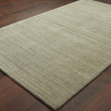 Oriental Weavers Infused 67003 Transitional/Industrial Solid Wool Indoor Area Rug Grey 10' x 13' I67003304396ST