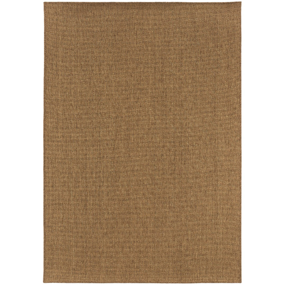 Oriental Weavers Karavia 2061N Casual/Rustic Solid Polypropylene Indoor/Outdoor Area Rug Tan 8'6" x 13' K2061N259396ST