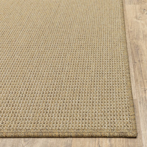 Oriental Weavers Karavia 2067X Casual/Rustic Solid Polypropylene Indoor/Outdoor Area Rug Sand 8'6" x 13' K2067X259396ST