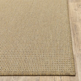 Oriental Weavers Karavia 2067X Casual/Rustic Solid Polypropylene Indoor/Outdoor Area Rug Sand 8'6" x 13' K2067X259396ST