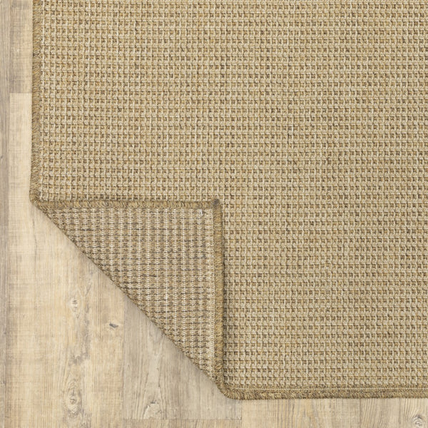 Oriental Weavers Karavia 2067X Casual/Rustic Solid Polypropylene Indoor/Outdoor Area Rug Sand 8'6" x 13' K2067X259396ST
