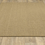 Oriental Weavers Karavia 2068X Casual/Rustic Solid Polypropylene Indoor/Outdoor Area Rug Tan 8'6" x 13' K2068X259396ST