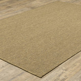 Oriental Weavers Karavia 2068X Casual/Rustic Solid Polypropylene Indoor/Outdoor Area Rug Tan 8'6" x 13' K2068X259396ST