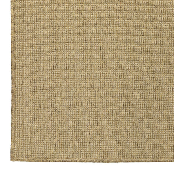 Oriental Weavers Karavia 2068X Casual/Rustic Solid Polypropylene Indoor/Outdoor Area Rug Tan 8'6" x 13' K2068X259396ST