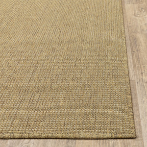 Oriental Weavers Karavia 2068X Casual/Rustic Solid Polypropylene Indoor/Outdoor Area Rug Tan 8'6" x 13' K2068X259396ST