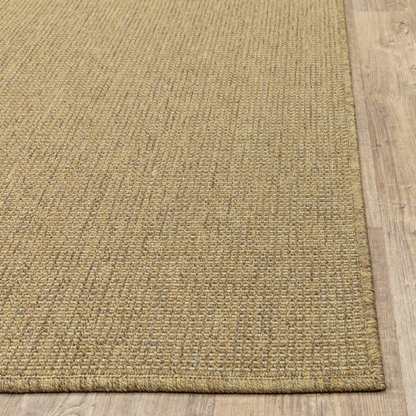 Oriental Weavers Karavia 2068X Casual/Rustic Solid Polypropylene Indoor/Outdoor Area Rug Tan 8'6" x 13' K2068X259396ST