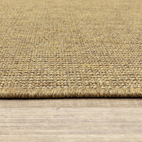 Oriental Weavers Karavia 2068X Casual/Rustic Solid Polypropylene Indoor/Outdoor Area Rug Tan 8'6" x 13' K2068X259396ST